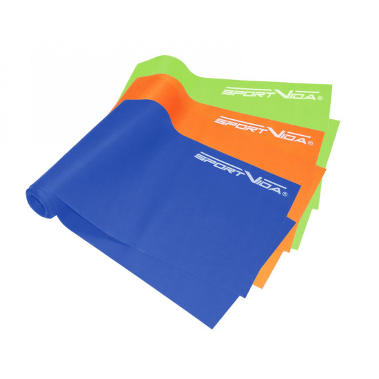 Купить Резинка для фитнеса  SportVida Flat Stretch Band 3 шт 120x15 см 0-15 кг SV-HK0183 в Киеве - фото №1